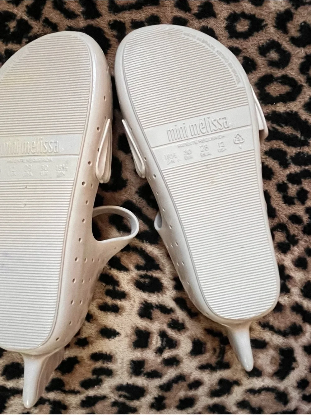 BEIGE MARY JANE JELLY FLAT | MINI MELISSA | SIZE 12